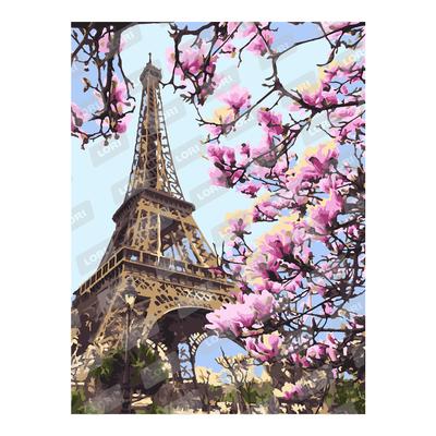 Картина по номерам \"Париж в цвету\"