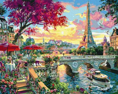 Картина на холсте \"Прогулка по Парижу\" - купить недорого в  интернет-магазине Postermarket в Москве