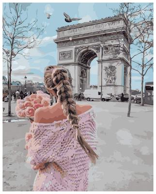 Картина по номерам \"Романтичный Париж\" 40х50см - купить с доставкой по  выгодным ценам в интернет-магазине OZON (199524424)