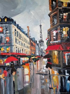 Картина по номерам - Незабываемый вечер в Париже (КНО4763)