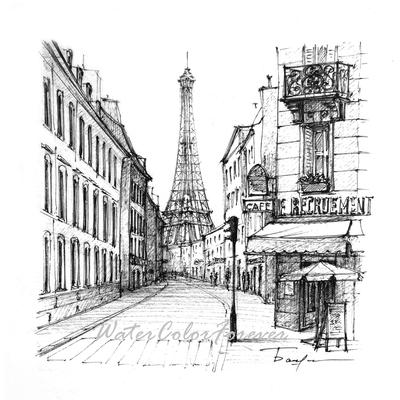 Картина Вечернее кафе в Париже ᐉ Мацик Оксана ᐉ онлайн-галерея Molbert.