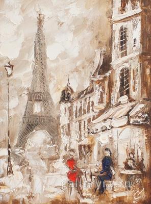 Картина маслом «Париж» - художник Остапенко Остап 002063