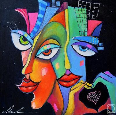 С любовью от Пикассо» картина Моисеевой Лианы маслом на холсте — заказать  на ArtNow.ru