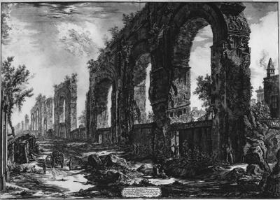Купить цифровую версию картины: Джованни Баттиста Пиранези - Руины акведука  Нерона, Париж | Артхив
