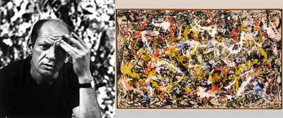 Джексон Поллок — биография Джексона Поллока, самые известные картины,  периоды и суть творчества живописца. Фотопортрет Джексона Поллака
