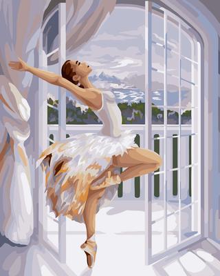 Картина «Балерины в барре» (холст, галерейная натяжка)