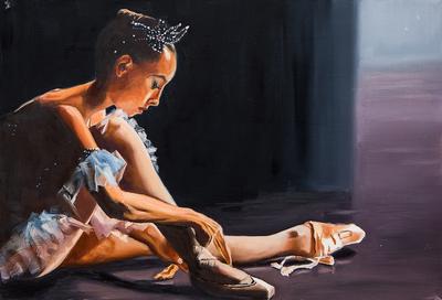 Балерина в черной пачке - Галерея ArtDefa