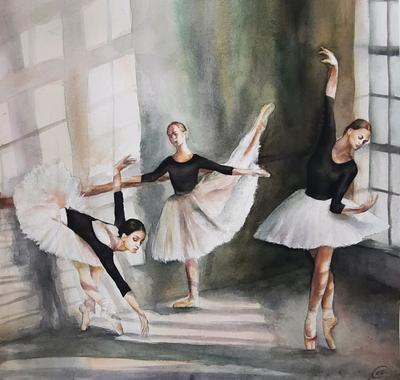 Купить картину Балерины в Москве от художника Горожанкин Александр