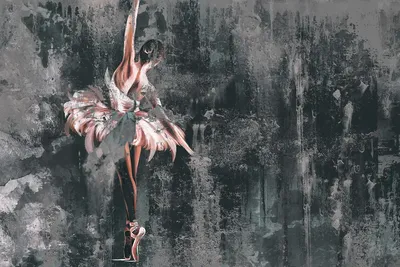 Картина на холсте Эдгар Дега \"Балерины за кулисами\"