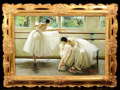 Art, картина маслом, балерины» — создано в Шедевруме