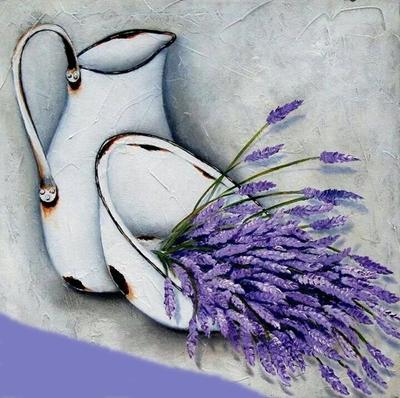 Картина на стекле «Цветы лаванды» 50х70 см по цене 2327 ₽/шт. купить в  Москве в интернет-магазине Леруа Мерлен