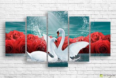 живопись двух грациозных белых лебедей Стоковое Изображение - изображение  насчитывающей напольно, лебеди: 234250717
