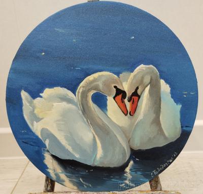 362 Любовь в верности, набор для вышивки бисером картины с лебедями  (ID#1655480433), цена: 1177 ₴, купить на Prom.ua