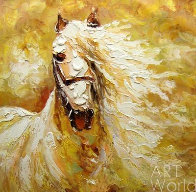 Картина на полотне Лошадь, небо и печень № s09470 в ART-holst.com.ua