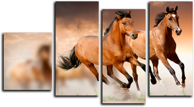 Картина \"Пара лошадей\" | Лошадиные картины, Картины, Лошади