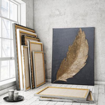 Картина с поталью: Мастер-класс по интерьерной картине с имитацией  сусального золота в Самаре