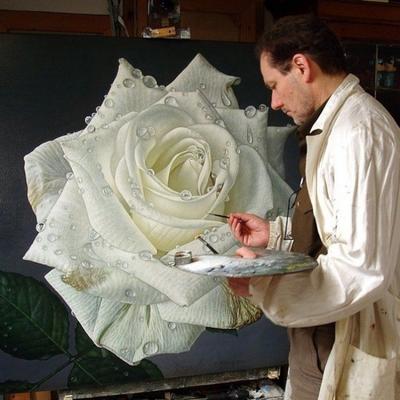 Розы в вазе» картина Орлова Андрея маслом на холсте — купить на ArtNow.ru