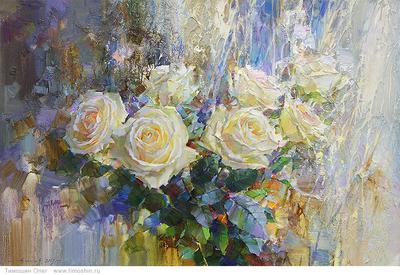 Картины Розы на холсте, купить картину с розами в Украине - Макросвит