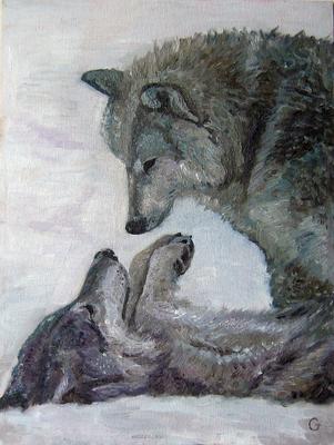 Модульная картина Волки в горах: - Арт. 180484 | Купить в интернет-магазине  Уютная стена