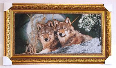 Дикие и свободные волки — 91416 51х41 см / Купить картину по номерам  Dimensions