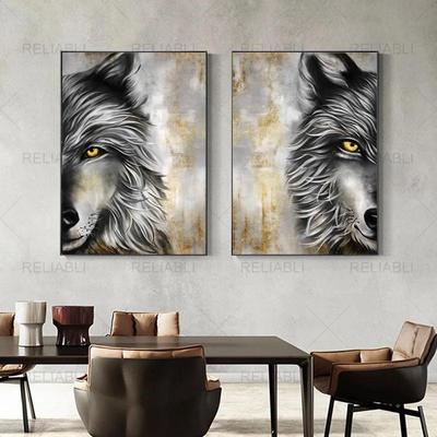 Картина по номерам \"Взгляд волка. Волк. Животные. Фэнтези.\" 40х50. Hobby  Home — купить в интернет-магазине по низкой цене на Яндекс Маркете
