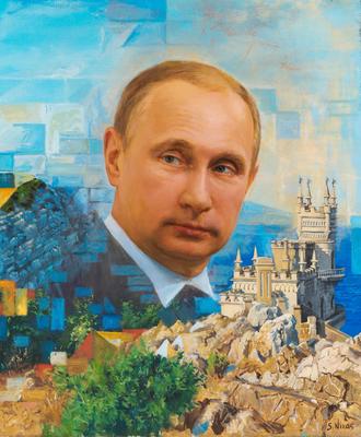Картина Никаса Сафронова Владимир Путин купить в Москве