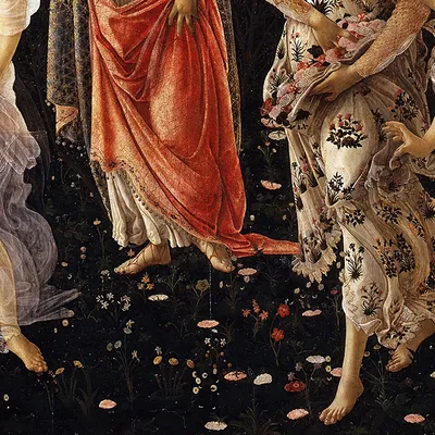 Флора. Фрагмент картины Сандро Боттичелли Весна.
