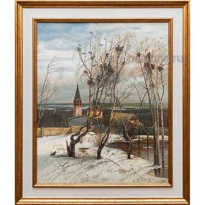 Файл:Алексей К. Саврасов - Хижина в лесу зимнему (1888).jpg — Википедия