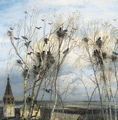 Сочинение по картине А.К. Саврасова «Зима»