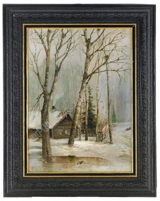 Первый снег: картина Алексея Саврасова» — создано в Шедевруме