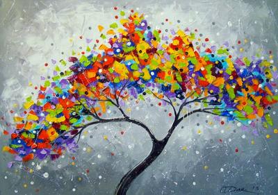 Картина «Дерево счастья», Ольга Дарчук - Jose Art Gallery