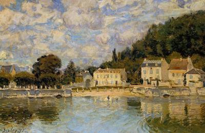 Файл:'Windy Day at Véneux', by Alfred Sisley, 1882, The Hermitage.JPG —  Википедия