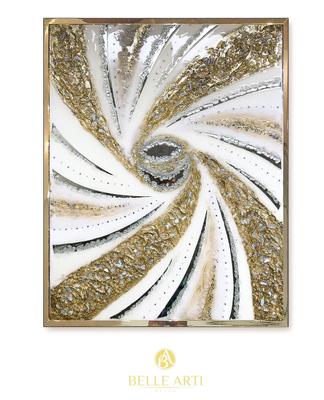 Картину с кристаллами Swarovski «Жар-птица» купить в подарок по доступной  цене. Быстрая доставка по Москве.