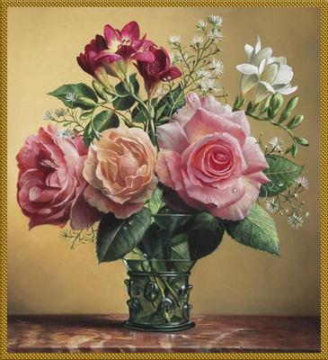 Цветы: картины маслом на холсте под заказ — KIA.Gallery