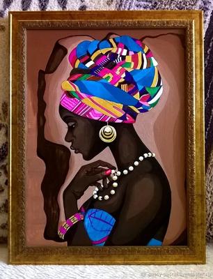 Картины в африканском стиле - 46 фото