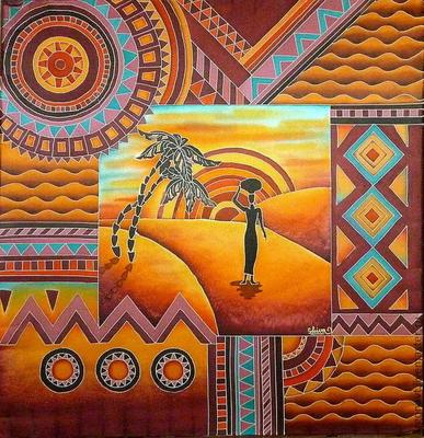 Платок-батик 'Жаркая Африка' | Афроамериканское искусство, Произведения  искусства на тему египта, Африканские картины