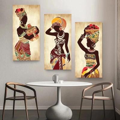 Картина в африканском стиле \"Африканский сюжет\"