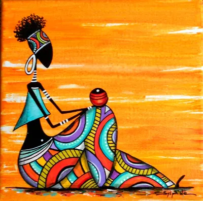 Картина интерьерная маслом Африканская девушка Африка в интернет-магазине  Ярмарка Мастеров по цене 10000 ₽ – QJQJWBY | Картины, Сочи - доставка по  России