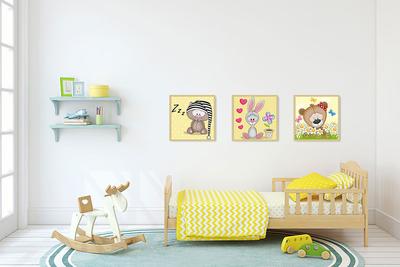 Картины и постеры в детской для малышей, картины и постеры в интерьере