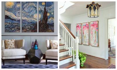 Картины в интерьере квартиры роскошь или элемент дизайна