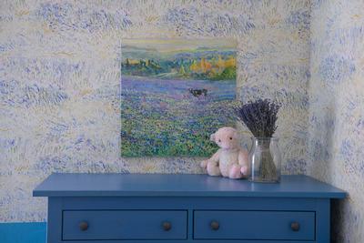 Картина на холсте для интерьера - Прованс стиль винтаж, лаванда цветы (1)  40х60 см - купить по низкой цене в интернет-магазине OZON (1292068330)