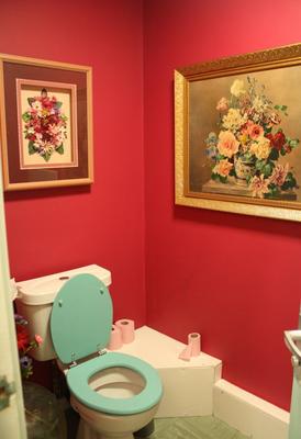 Купить Пион цветок наклейки для туалета самоклеящиеся картины настенные  наклейки для декора ванной комнаты и спальни | Joom