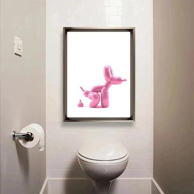 Туалет, туалет, настенный художественный постер, сексуальная женская мода,  декоративная живопись, розовый блеск, блестящая рулонная бумага, принты для  ванной комнаты, картины на холсте – лучшие товары в онлайн-магазине Джум Гик