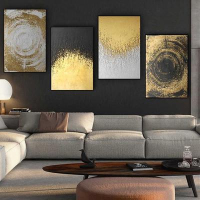 Картины для гостиной в современном стиле - фото удачных вариантов над  диваном по фен-шуй
