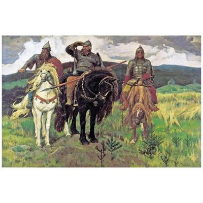 Картина Три богатыря (Виктор Васнецов) - описание, история создания картины