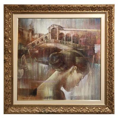 Купить Картина \"Венеция 12\" , холст, масло, 50х60см , цена 2600р.