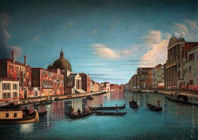Купить картину «Венеция в красках» в жанре городской пейзаж, акварелью на  бумаге, в стиле реализм, Виктор Микитенко | KyivGallery