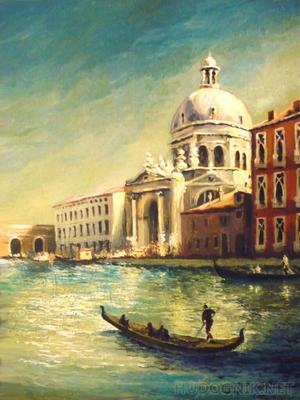 Винтажная картина на холсте \"Венеция\"