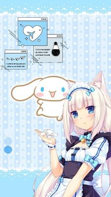 Pin by Joy Thomas on Vanilla and Chocola | Cute anime girl wallpaper, Anime  wallpaper iphone, Hello kitty iphone wallpaper