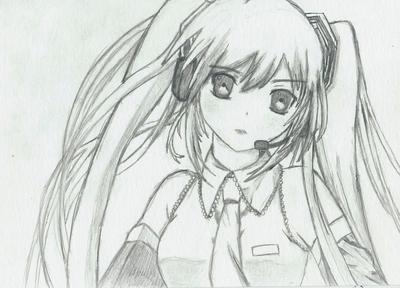 Картинки для срисовки карандашом аниме (32 фото)